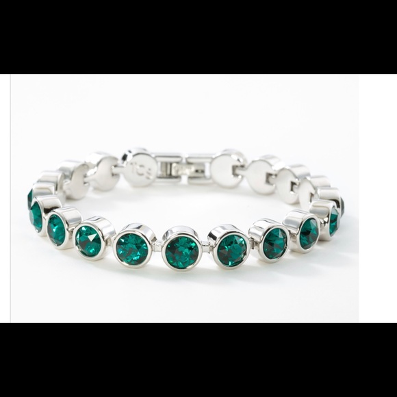Swarovski Jewelry - Touchstone Crystal by Swarovski ice bracelet Emerald green BNIB retail $115
